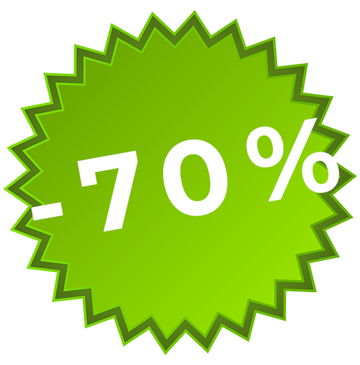 -70% Badge